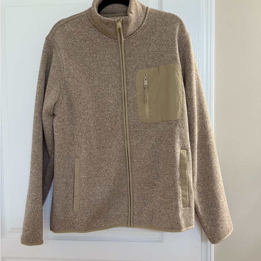 Old Navy Men's Beige Zip-Up jacket